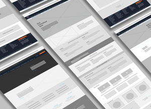 aws.com redesign: UI/UX WIP graphic