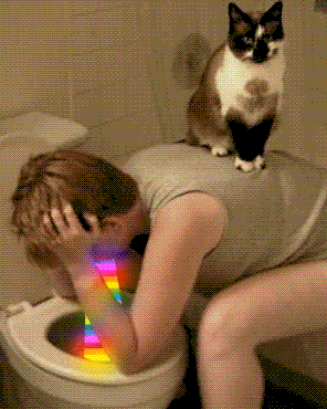 Rainbow burp